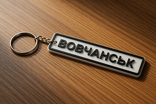 Брелок Білий - Чорний
